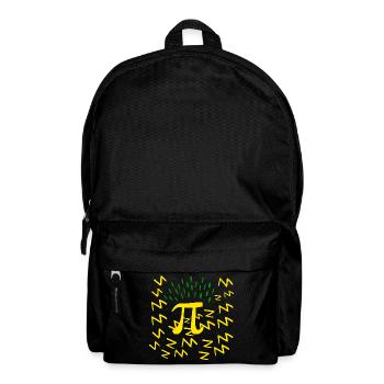 Pi éclairs d'énergies Maths Ingénieur Science - Sac à dos - noir - Devant