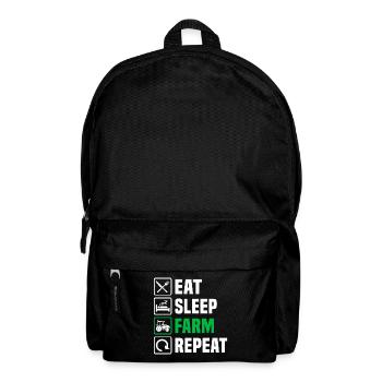 t-shirt agriculture gift farmer - Backpack - black - Front