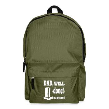 Father's Day - Backpack - olive green - Front