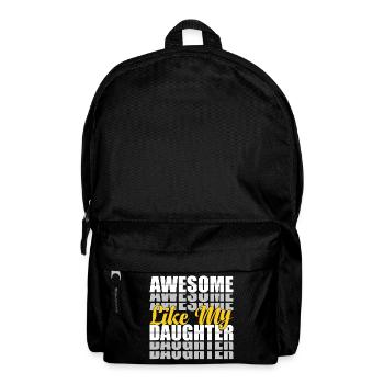 Vatertag - Rucksack - Schwarz - Vorne