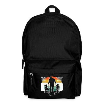 | D’AMOUR DE PAPA HERO Fête des Pères Fête des Pères - Sac à dos - noir - Devant