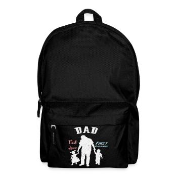 PAPA HÉROS AMOUR | Fête des pères Fête des pères - Sac à dos - noir - Devant