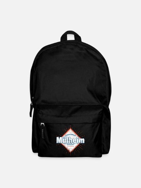 Mülheim Deutschland Stadt Skyline Heimat Liebe - Rucksack - Schwarz