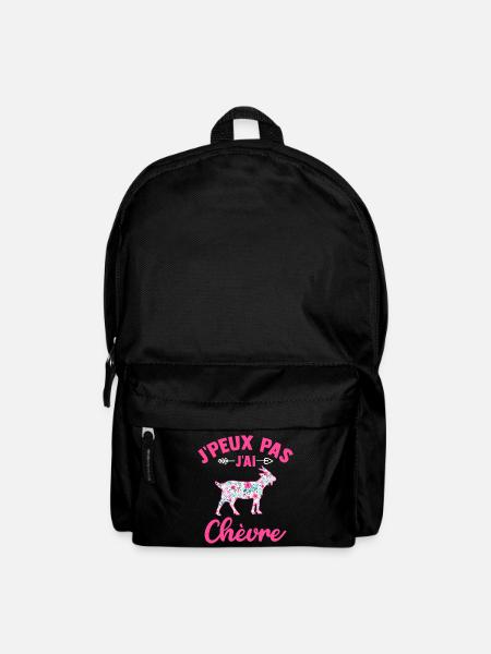 j'peux pas j'ai chèvre - Sac à dos - noir