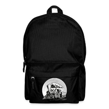 Railway locomotive Railway "locomotive driver" - Backpack - black - Front