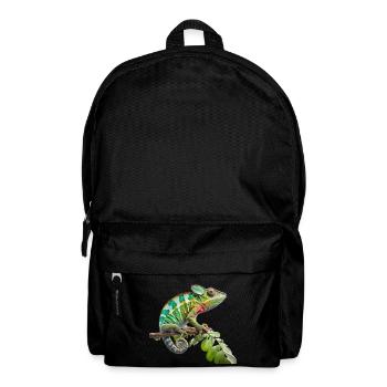 Vie caméléon colorée - Sac à dos - noir - Devant