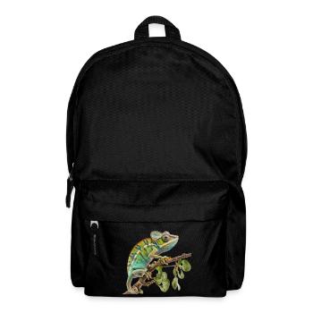 Folge dem Chamäleon - Rucksack - Schwarz - Vorne
