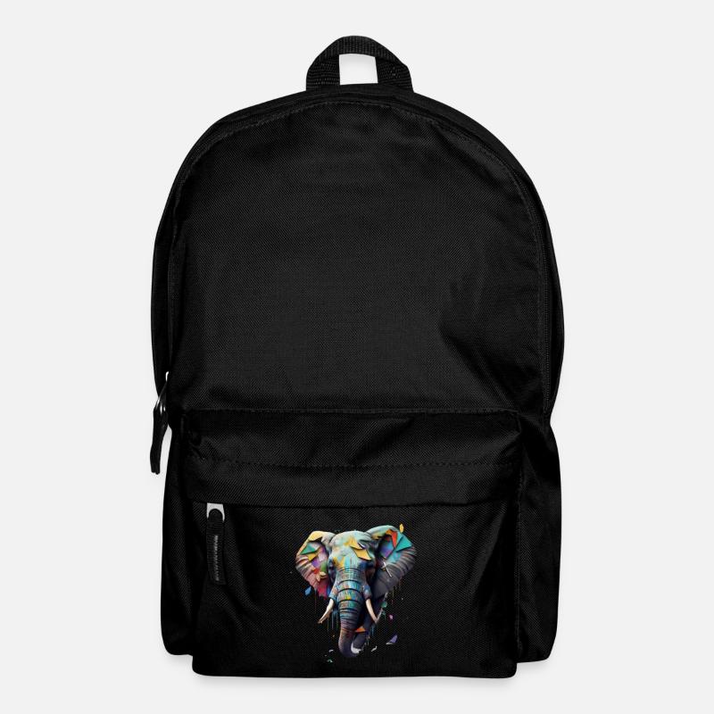 Elefantenliebe - Rucksack - Schwarz