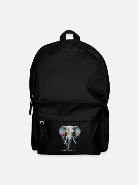 Elefantenkraft - Rucksack - Schwarz