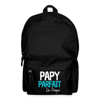 Papy presque parfait cadeau fête des grands-pères - Sac à dos - noir - Devant