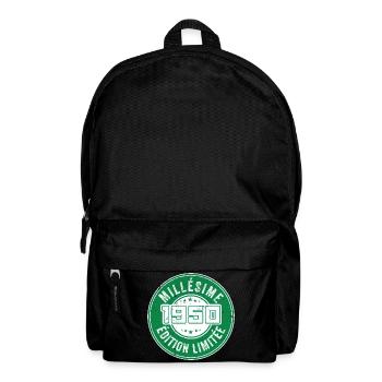 Millésime 1950 | édition limitée - Sac à dos - noir - Devant