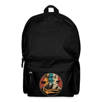 Anniversaire April 2021 | Cadeau April 2021 - Sac à dos - noir - Devant