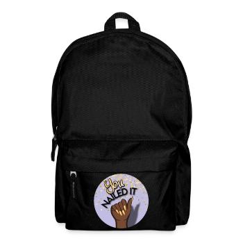 You nailed it! Du hast es geschafft! - Rucksack - Schwarz - Vorne