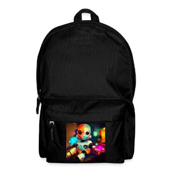 Baby-Roboter - Rucksack - Schwarz - Vorne