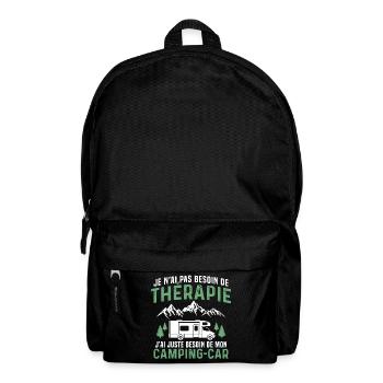 J'ai juste besoin de mon camping car - Sac à dos - noir - Devant