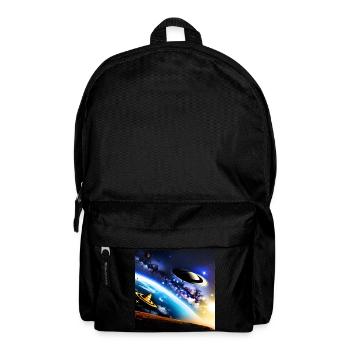 Surreale Welten - Planeten - Nummer 7 - Rucksack - Schwarz - Vorne