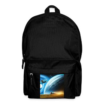 Surreale Welten - Planeten - Nummer 1 - Rucksack - Schwarz - Vorne