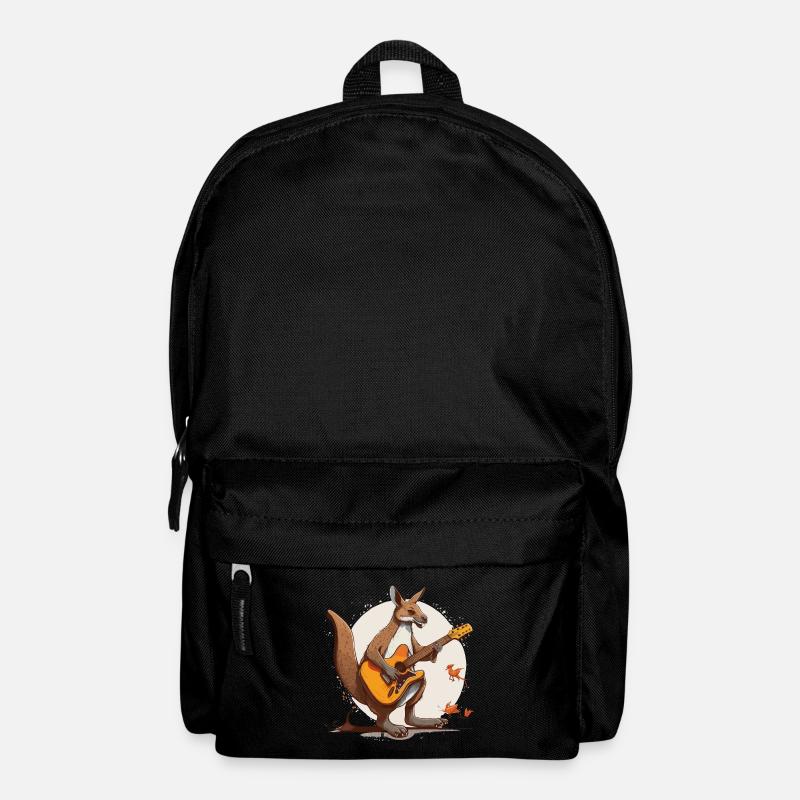 Schaukelndes Känguru - Rucksack - Schwarz