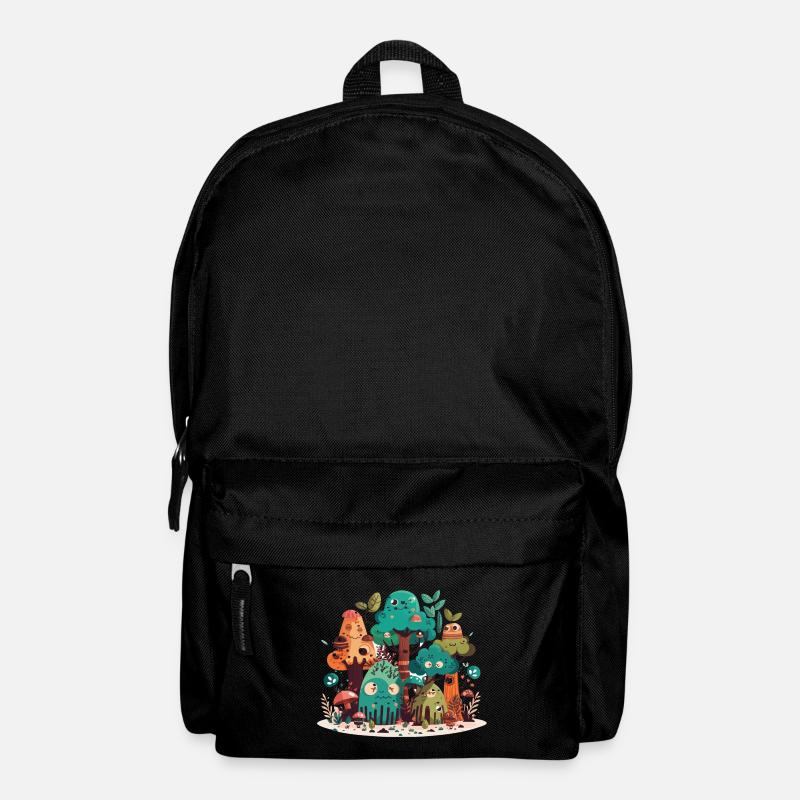 Der geschwätzige Wald - Rucksack - Schwarz