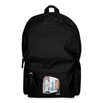 Schnorcheln mit Stil: Leben im Meer - Rucksack - Schwarz - Vorne