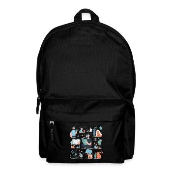 Journey by Train: Scenic Travel - Backpack - black - Front