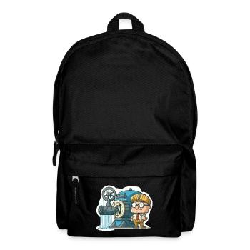 Kraft des Windes: Windenergie - Rucksack - Schwarz - Vorne