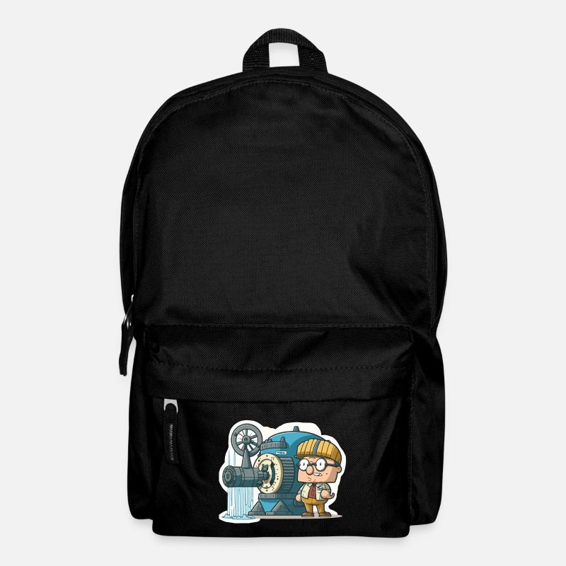 Kraft des Windes: Windenergie - Rucksack - Schwarz