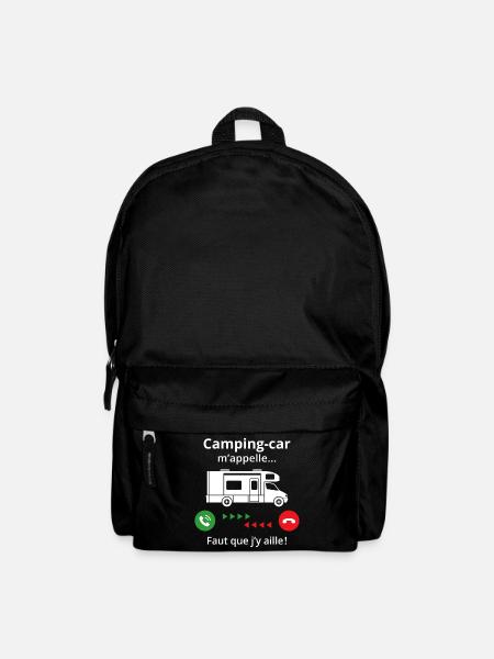camping-car m'appelle faut que j'y aille ! - Sac à dos - noir