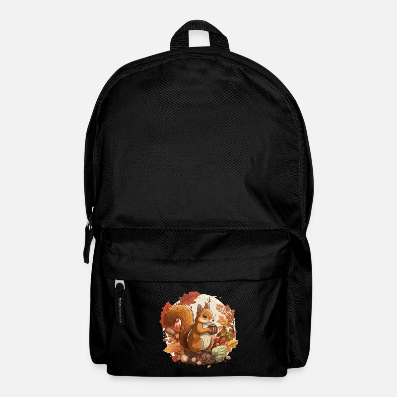 Eichhörnchen-Ernte - Rucksack - Schwarz