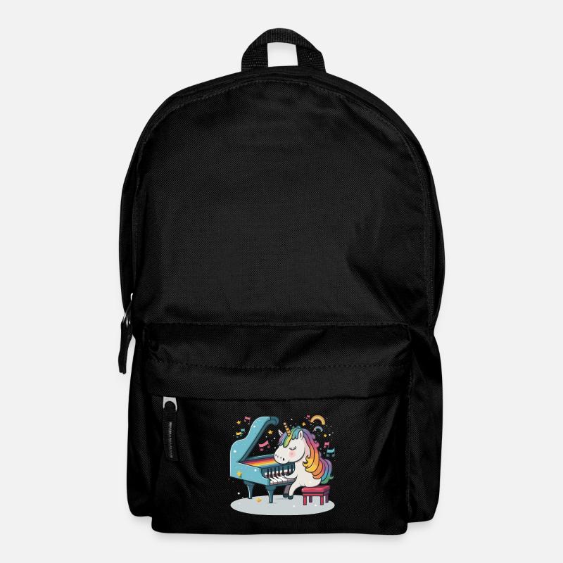 Regenbogen-Harmonie - Rucksack - Schwarz