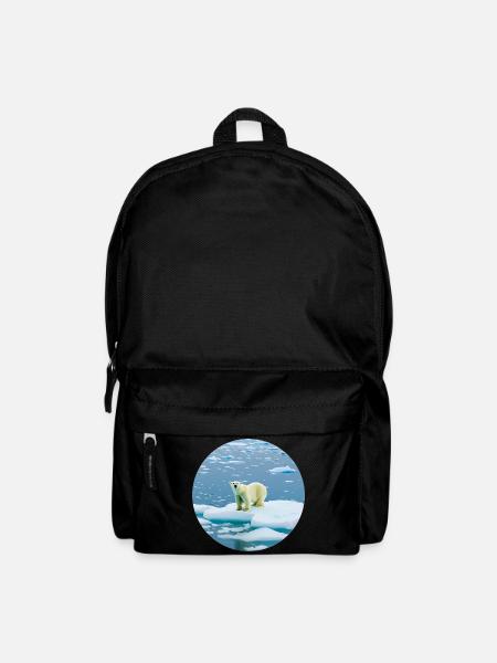 Cooler Eisbär - Ein Design für Kälte-Liebhaber! - Rucksack - Schwarz