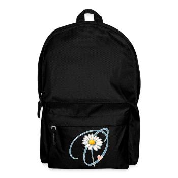 Lettre de cœur de marguerite O - Sac à dos - noir - Devant