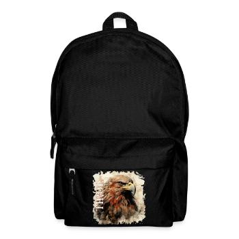 Tiroler Adler dem Land Tirol die Treue, Steinadler - Rucksack - Schwarz - Vorne