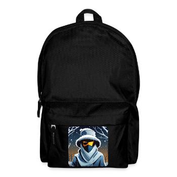Cool Spooky Ghost with Glasses - Backpack - black - Front