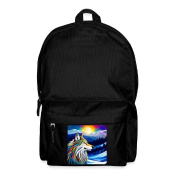 Spirit Animal Wolf - Rucksack - Schwarz - Vorne