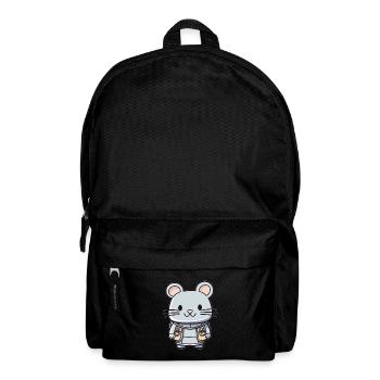 Maus - Kawaii Style - Rucksack - Schwarz - Vorne