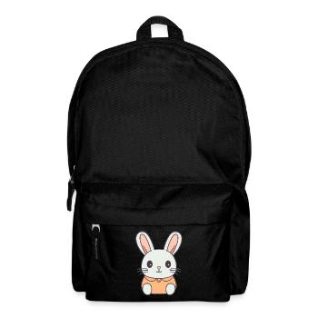 Hase - Kawaii Style - Rucksack - Schwarz - Vorne