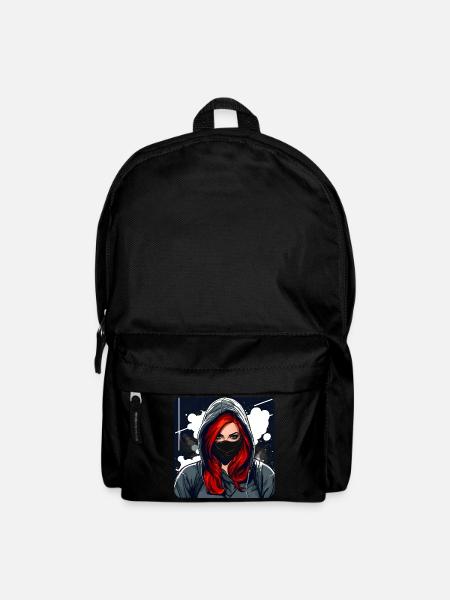 Cooles Rudegirl - Rucksack - Schwarz