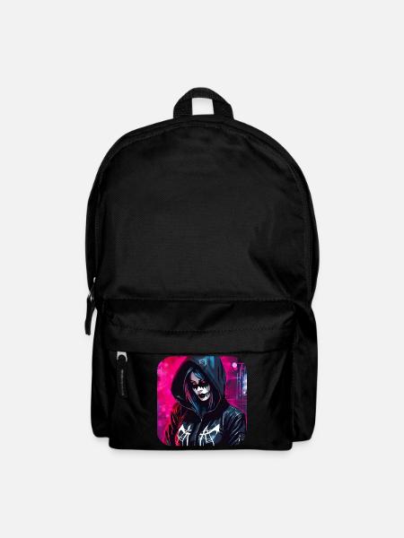 Cooles Cyberpunk Girl - Rucksack - Schwarz