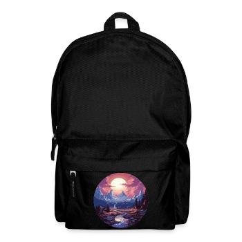 Landscape - Illustration - Backpack - black - Front
