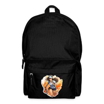 Tennis player - illustration - Backpack - black - Front