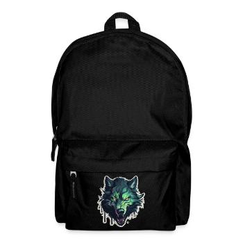 Wolf - Illustration - Backpack - black - Front