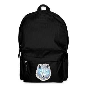Wolf - Illustration - Backpack - black - Front