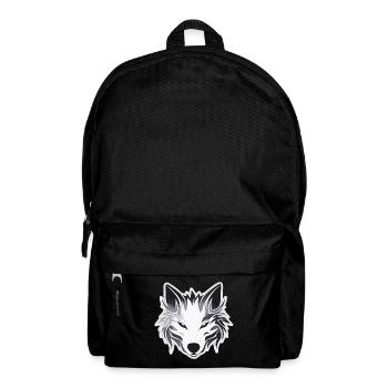 Wolf - Illustration - Backpack - black - Front