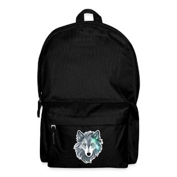 Wolf - Illustration - Backpack - black - Front