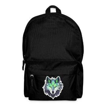 Wolf - Illustration - Backpack - black - Front