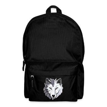 Wolf - Illustration - Backpack - black - Front