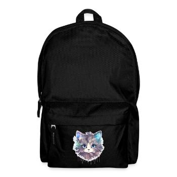 Katze - Illustration - Rucksack - Schwarz - Vorne