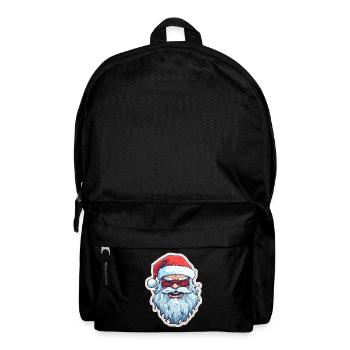 Weihnachtsmann - Illustration - Rucksack - Schwarz - Vorne