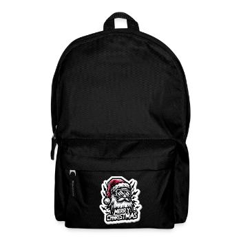 Merry Christmas - Santa Illustration - Backpack - black - Front
